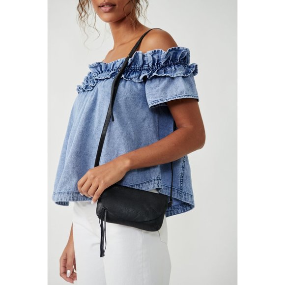 FREE PEOPLE We The Free Rider Crossbody Bag / Black - Picture 7 of 13